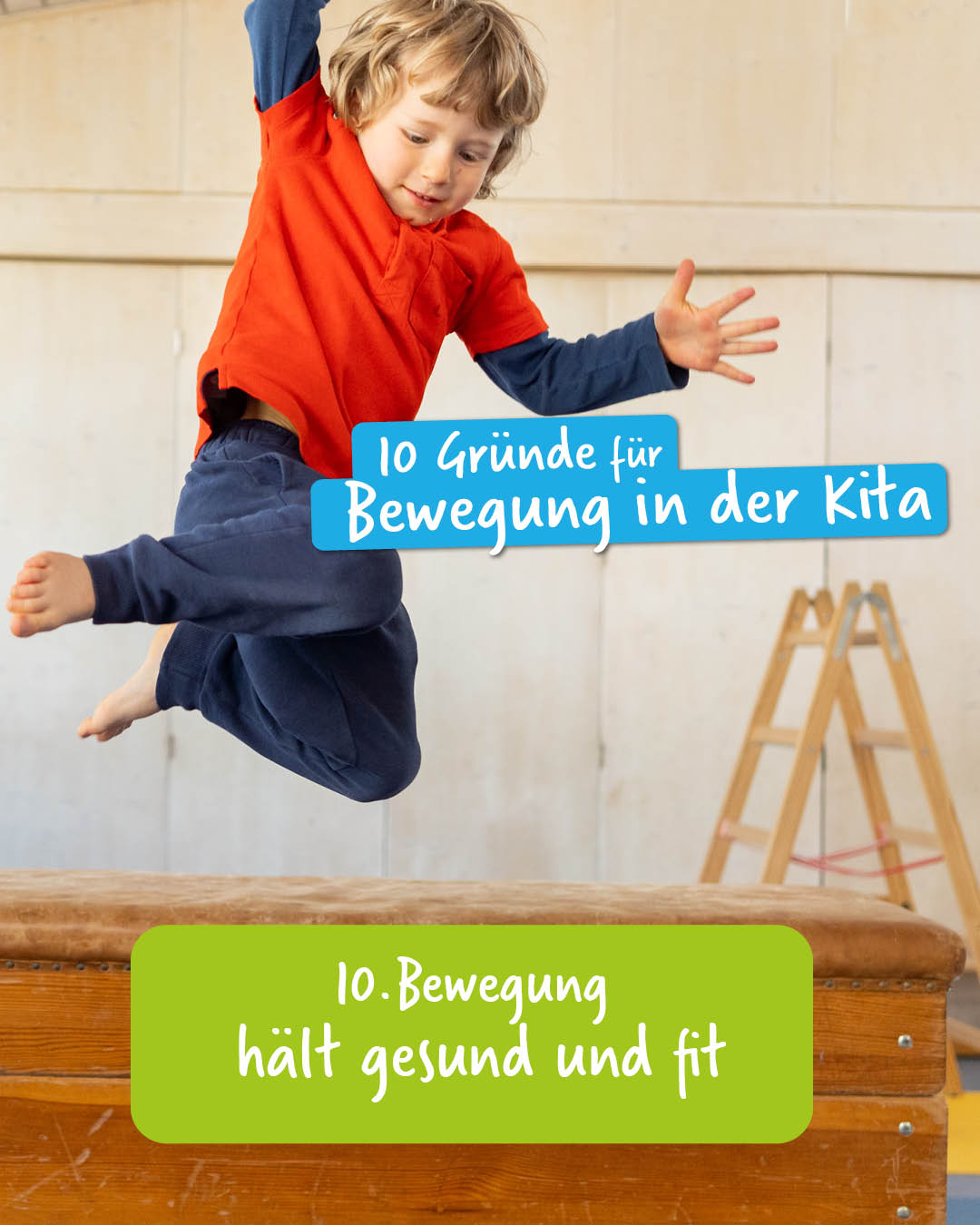 Bewegung hält Kinder gesund und fit