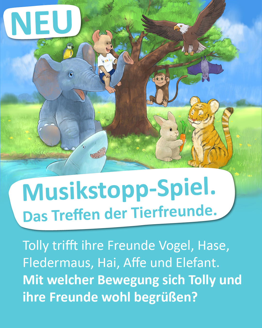 Musikstopp-Spiel